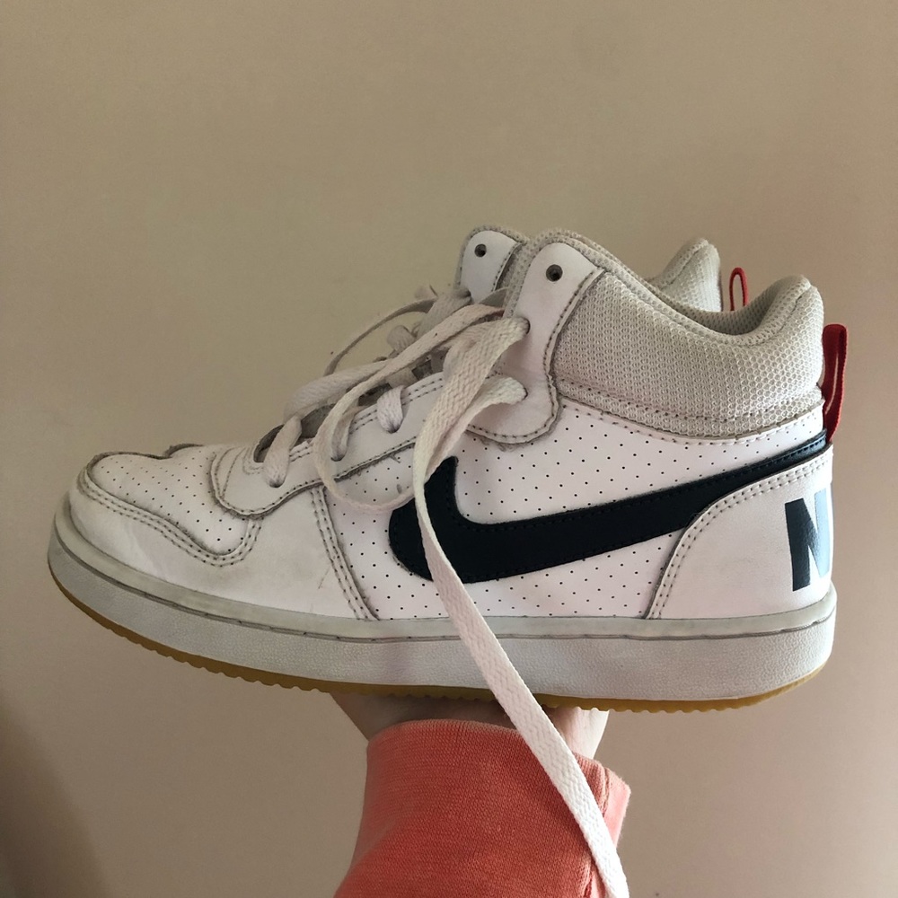 Nike Court Borough Mid GS 'White Obsidian'